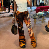 Gerade, lockere, trendige Freizeithose
